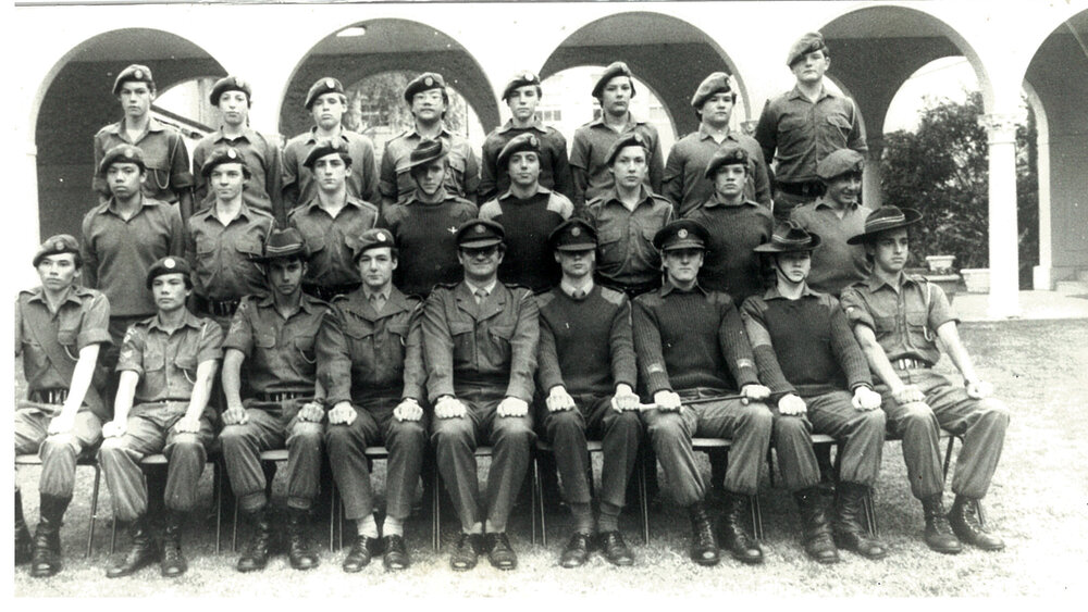 Cadets 1 Platoon and Headquarters 1986 