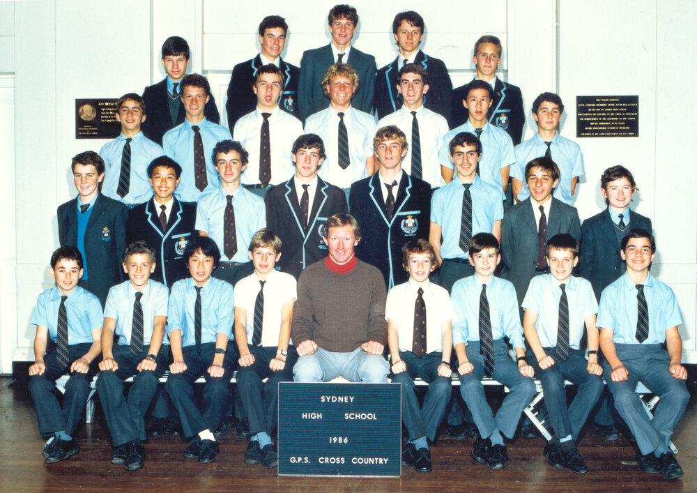Cross Country team 1986