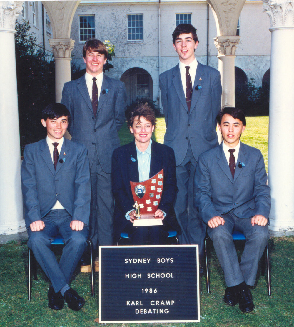 Debating CHS 2nd grade 1986