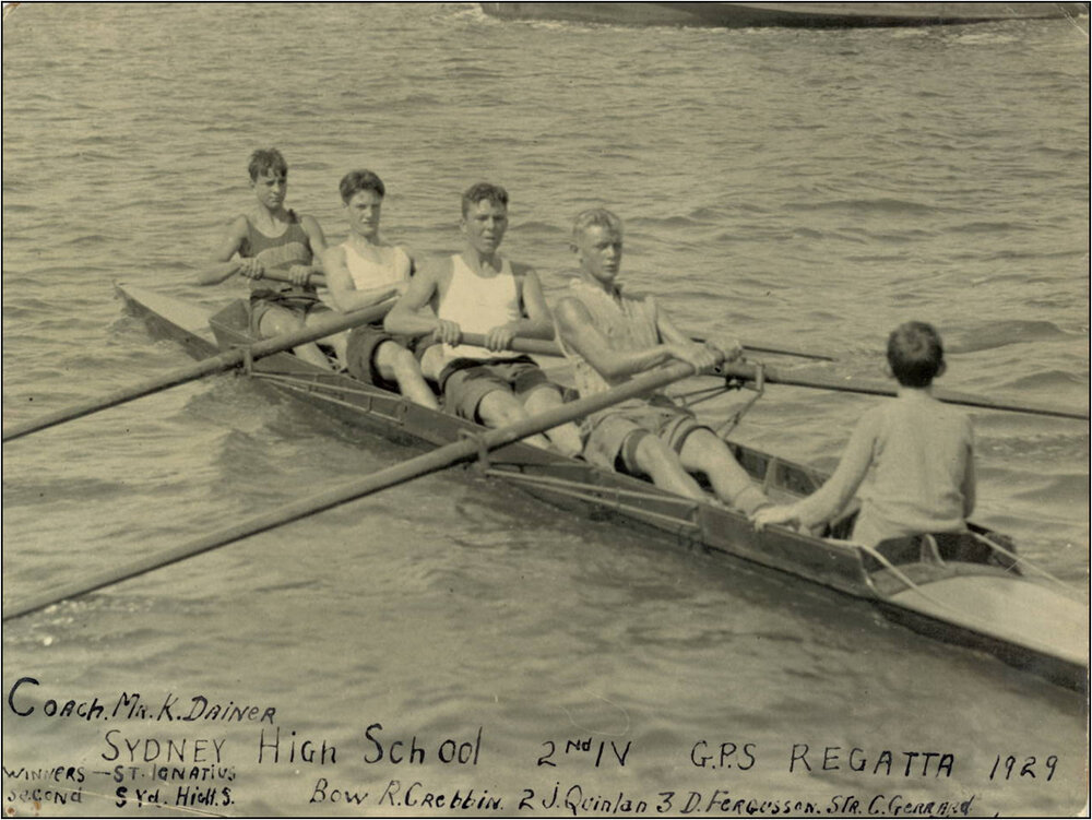 Rowing 2nd IV 1929