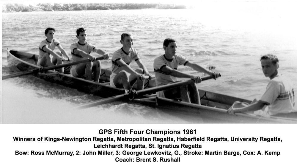 Rowing 5th IV 1961