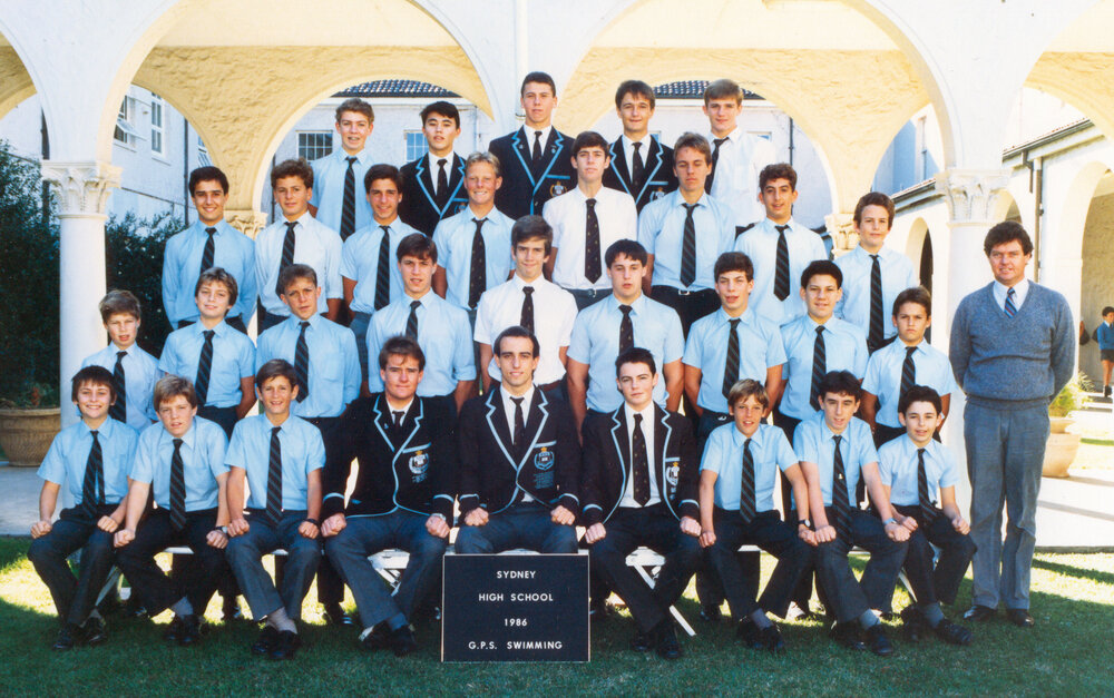 Swimming GPS Team 1986