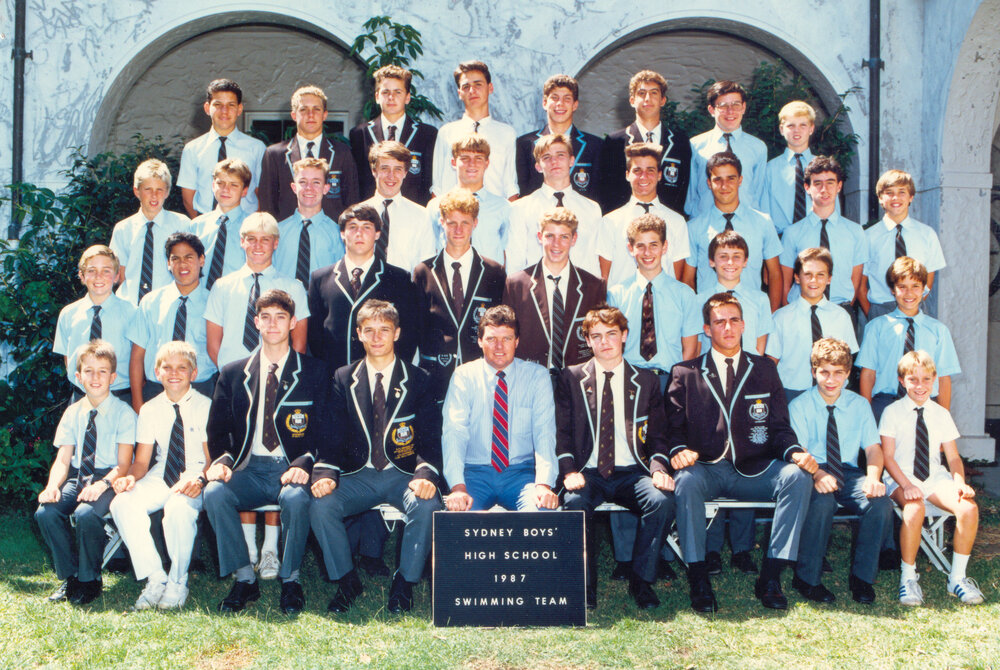 Swimming School team 1987