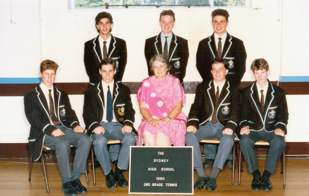 Tennis 2nd grade 1990