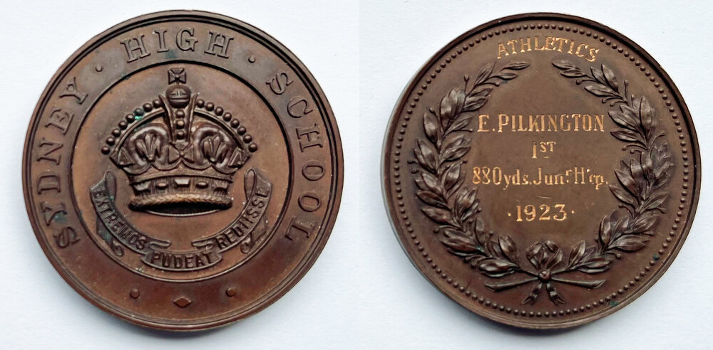 Athletics Medal 1923 - 880 yards Junior Handicap