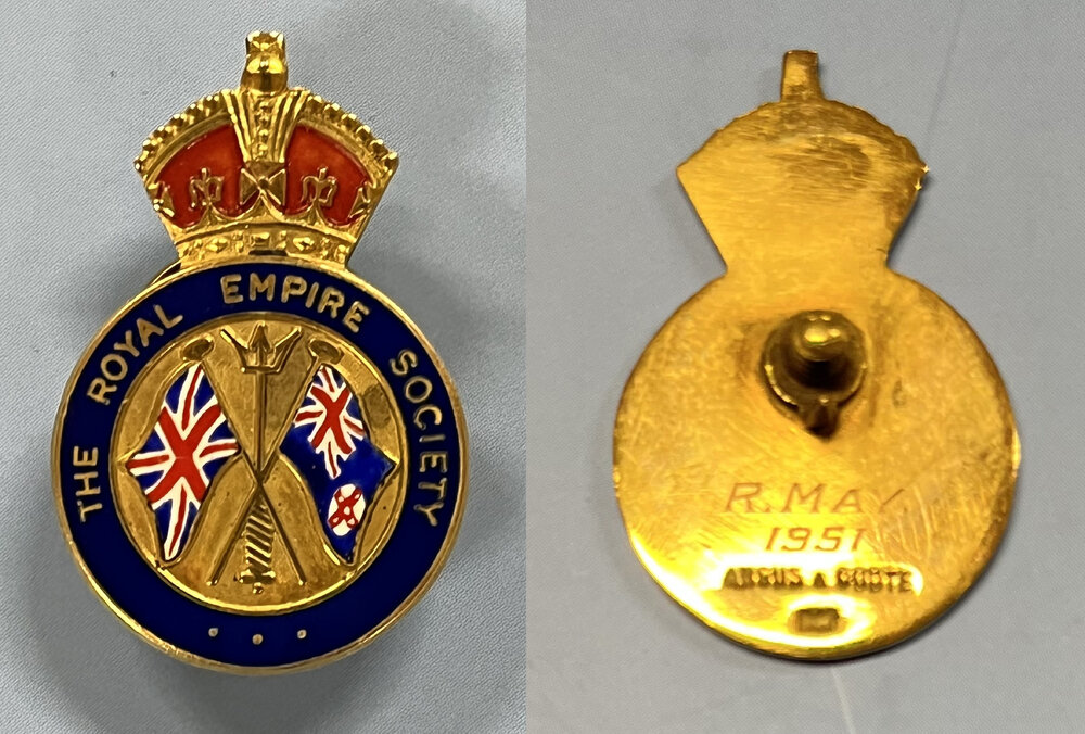 Royal Empire Society Public Speaking Competition Medal 1951