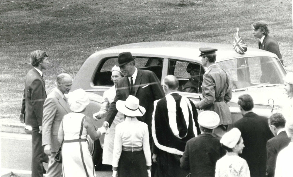 Photograph of the official opening of the McDonald Building, 17 March 1972