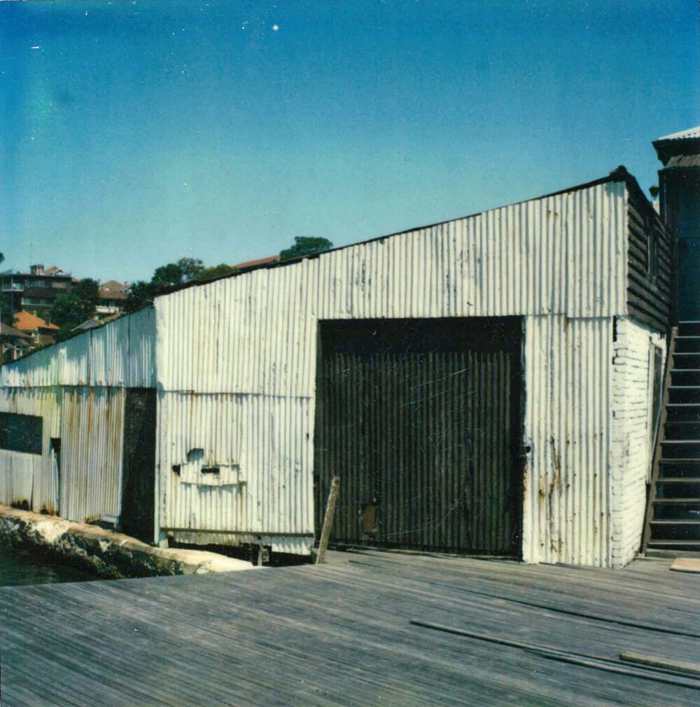 Sydney High School boatsheds, c 1981
