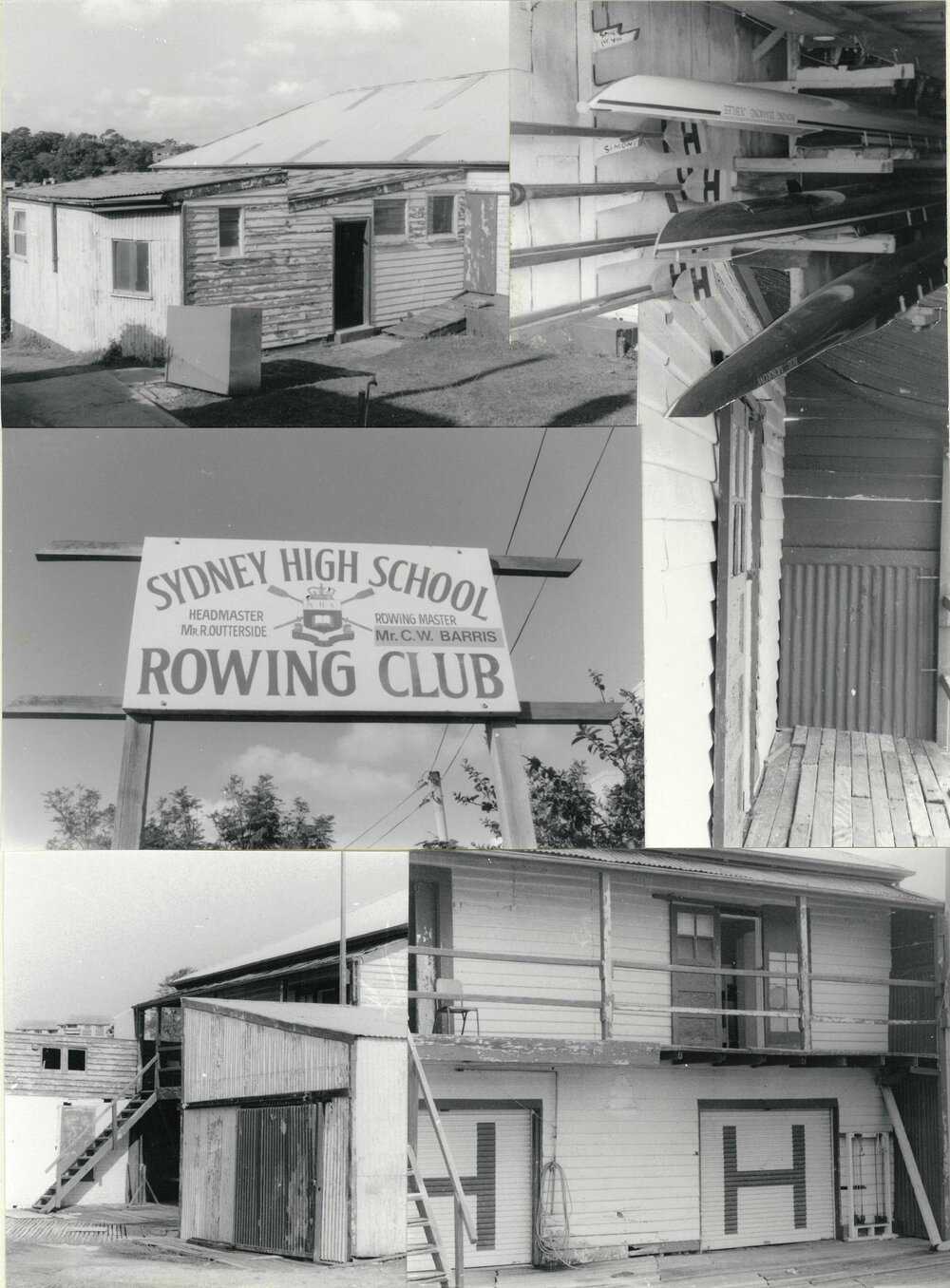 Sydney High School boatsheds, 1986