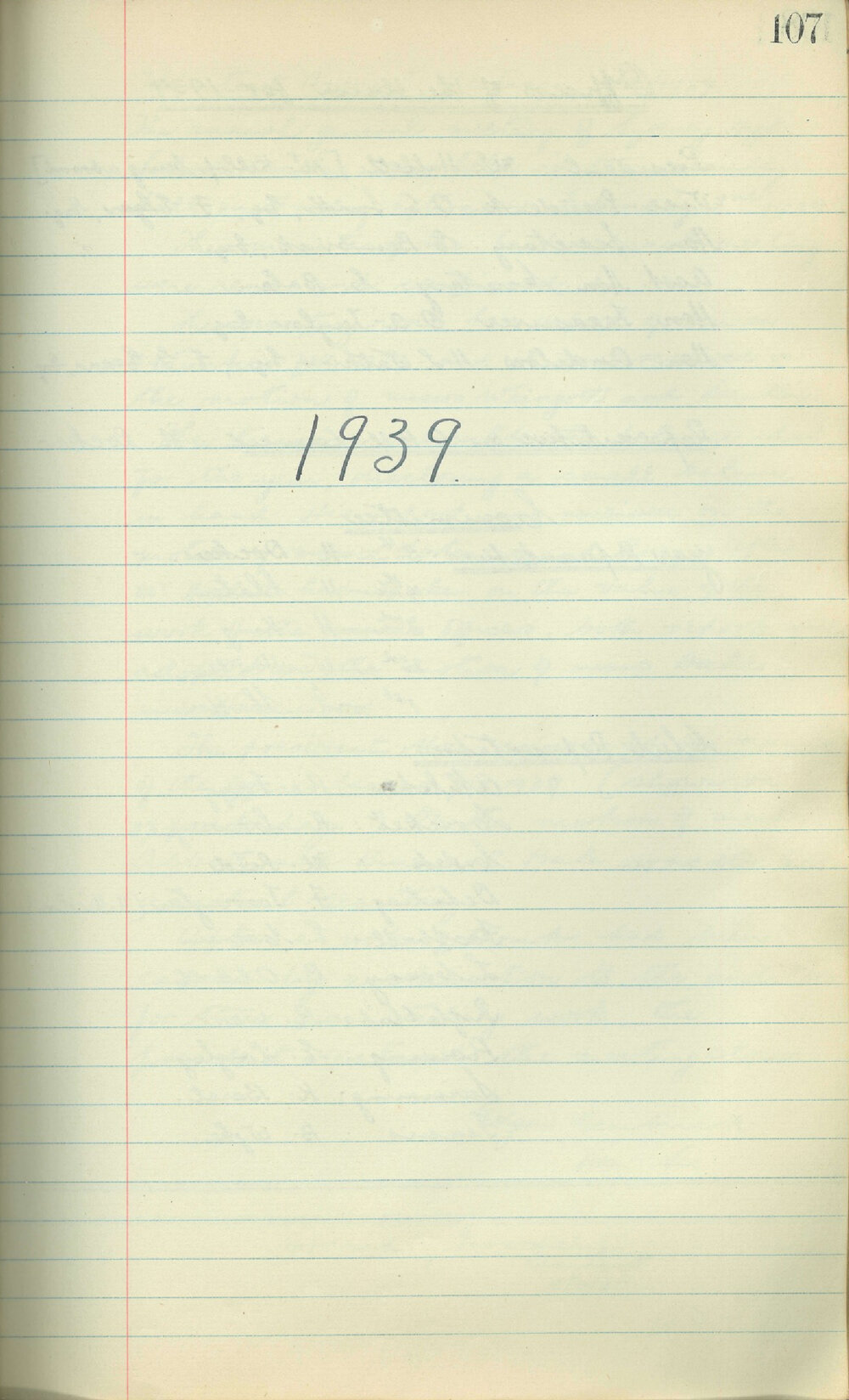 School Union - Minutes, 1939