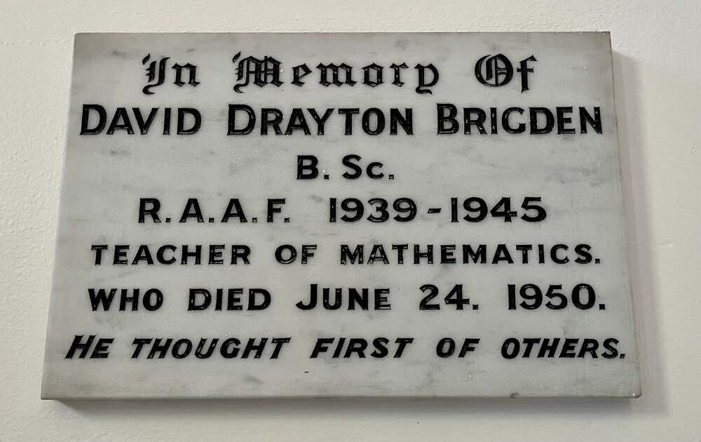 Tablet: David Drayton Brigden