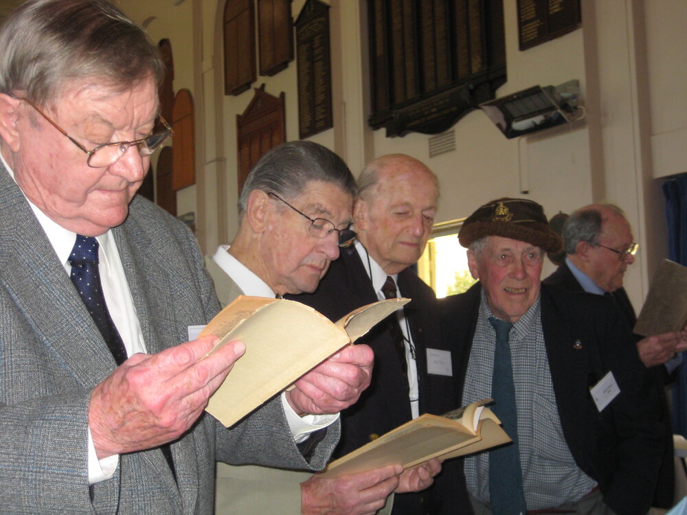 The pre-1945 back to school reunion lunch, 2010