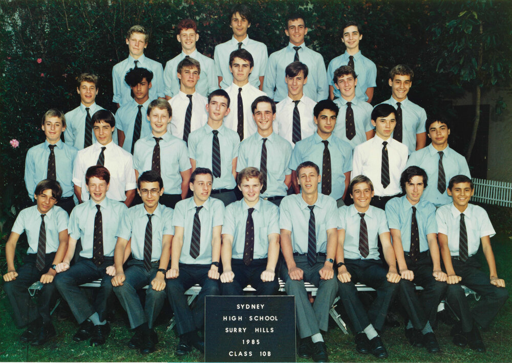 Class 10B 1985