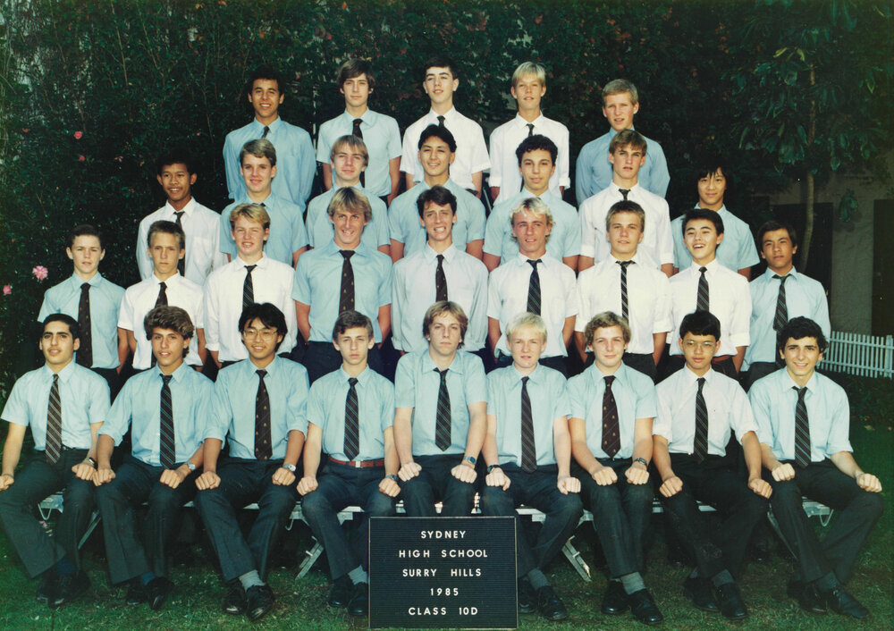 Class 10D 1985