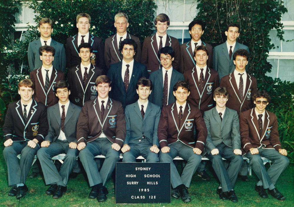 Class 12E 1985