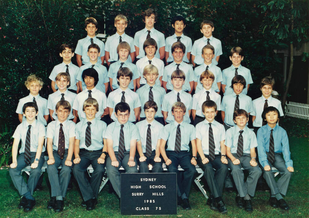 Class 7S 1985