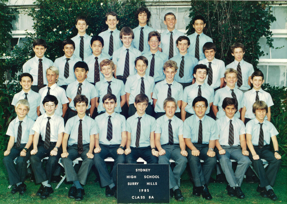 Class 8A 1985