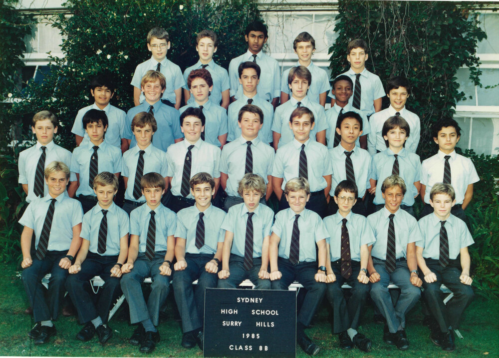 Class 8B 1985