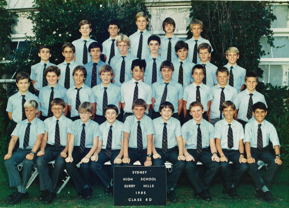 Class 8D 1985