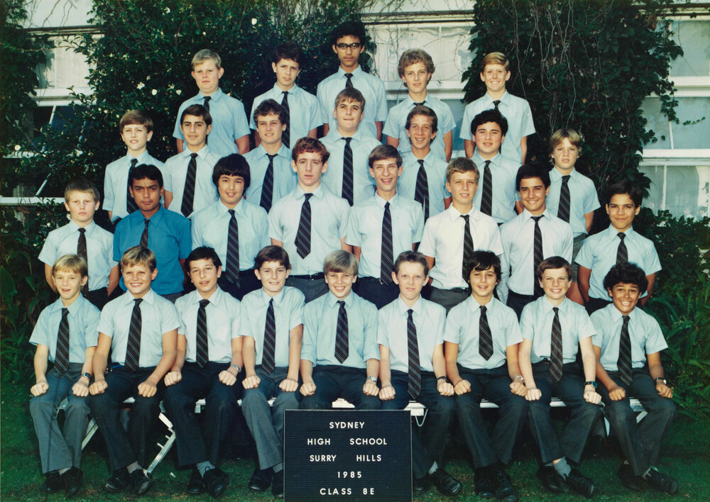 Class 8E 1985
