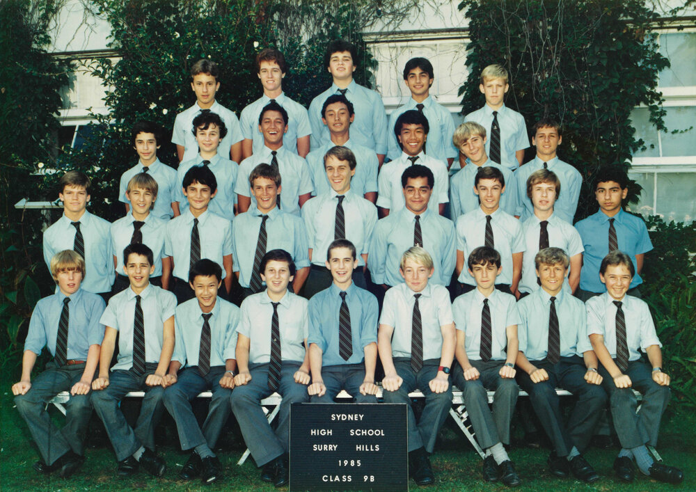 Class 9B 1985