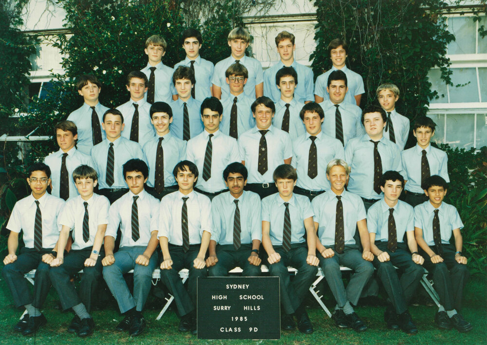 Class 9D 1985