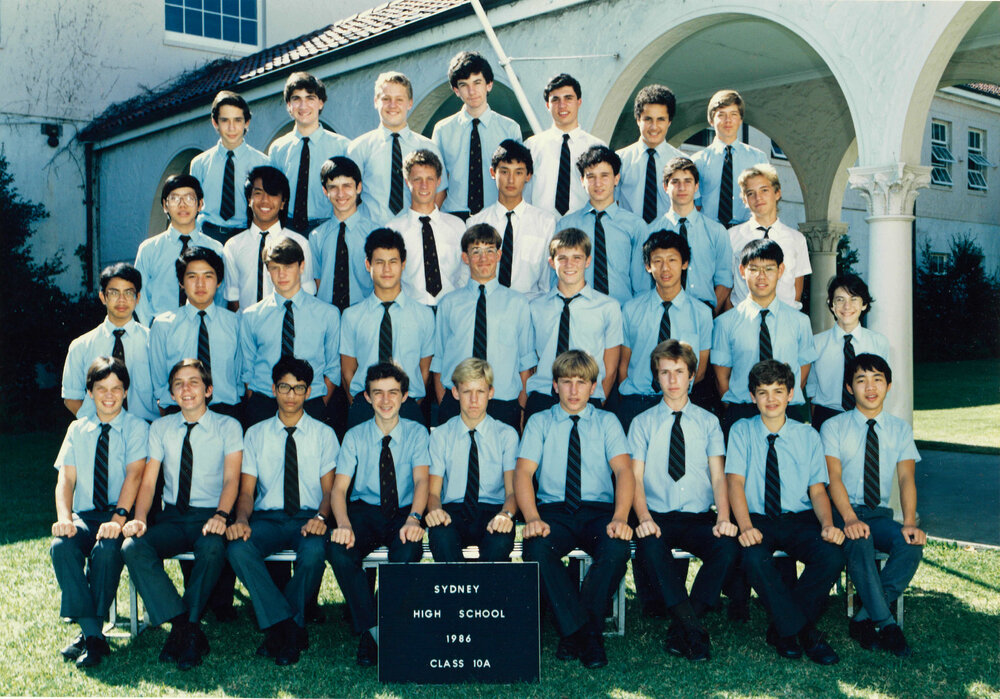 Class 10A 1986