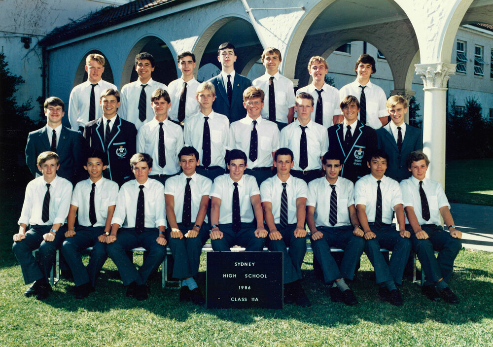 Class 11A 1986