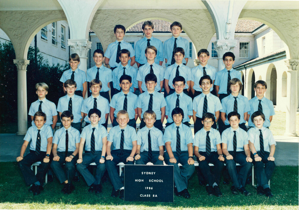 Class 8A 1986