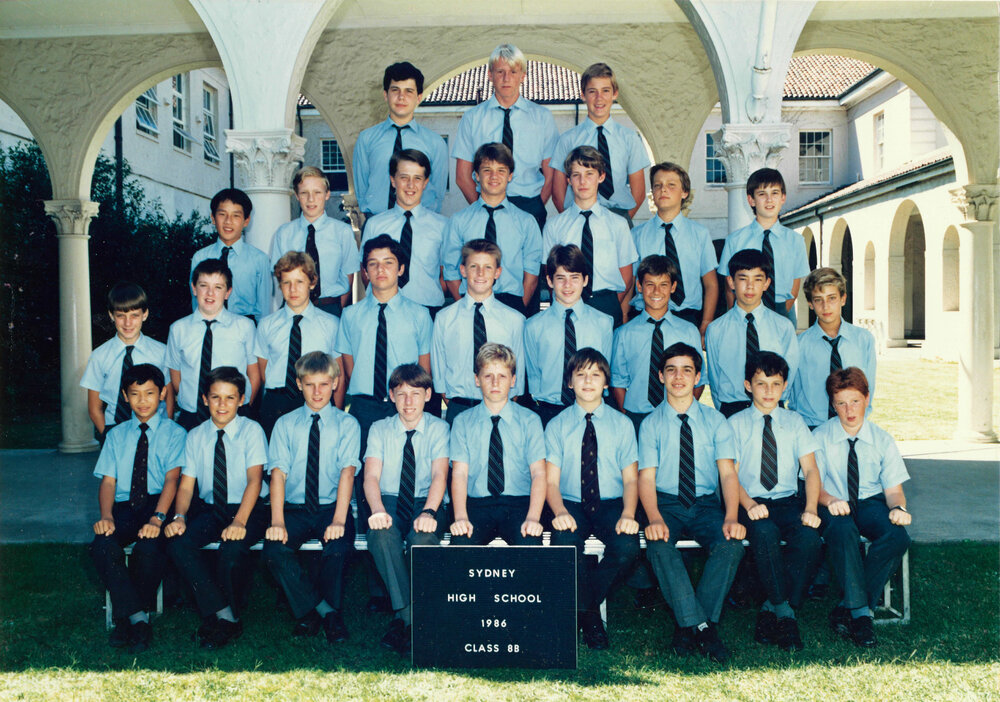 Class 8B 1986