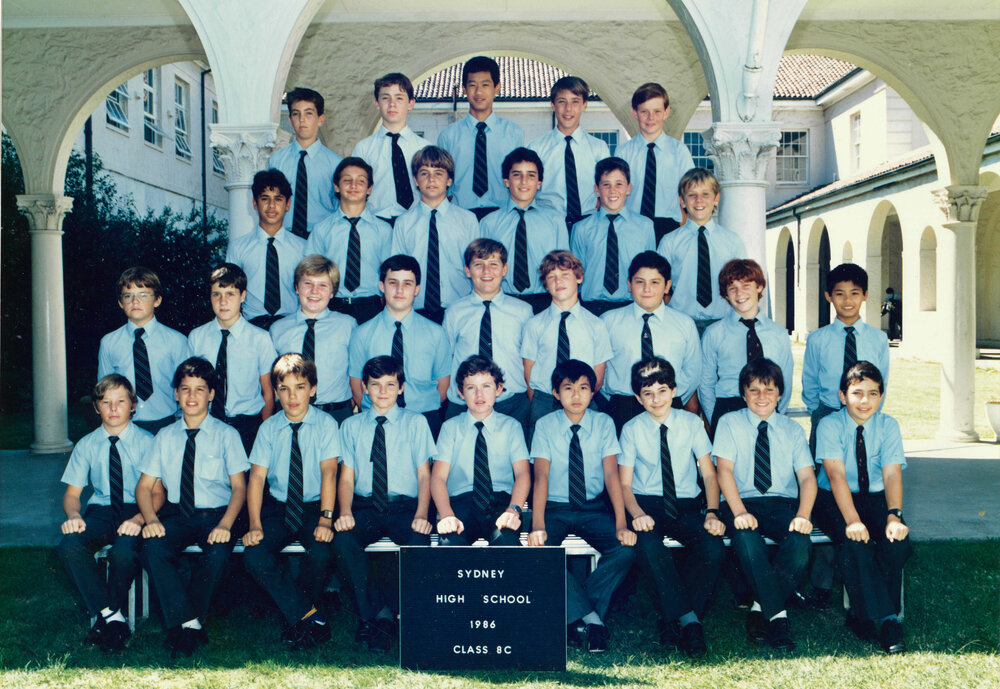 Class 8C 1986