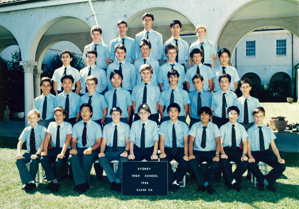 Class 9A 1986
