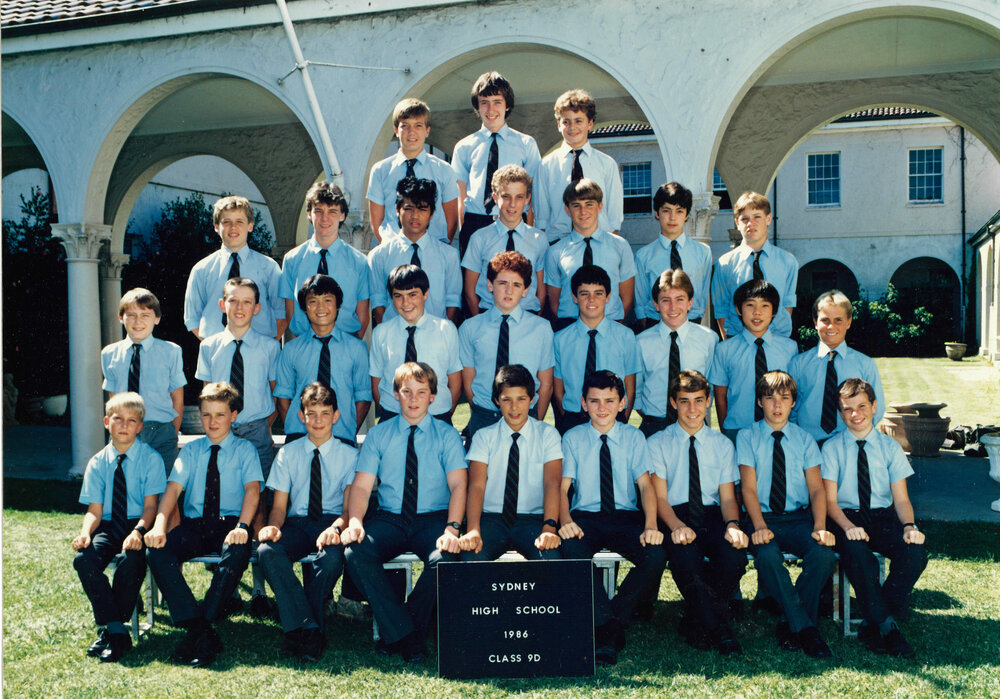 Class 9D 1986