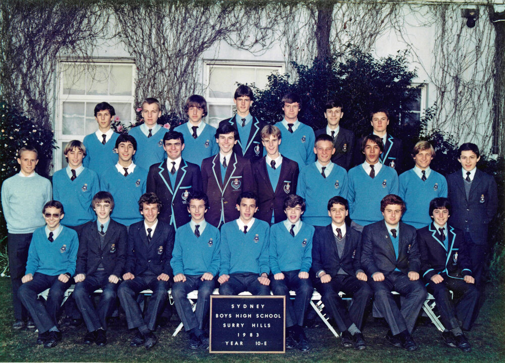 Class 10E 1983