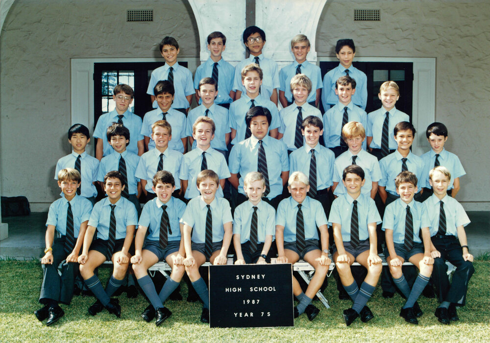 Class 7S 1987