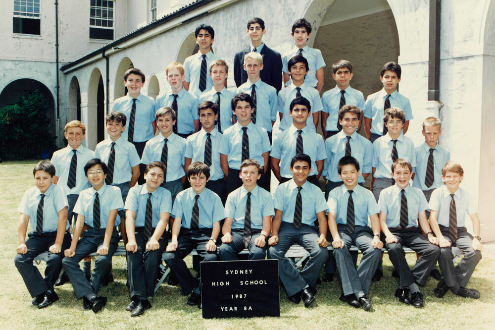 Class 8A 1987