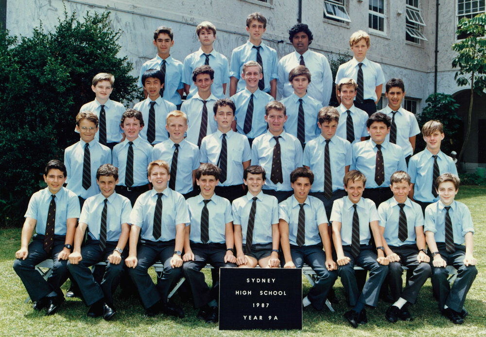 Class 9A 1987