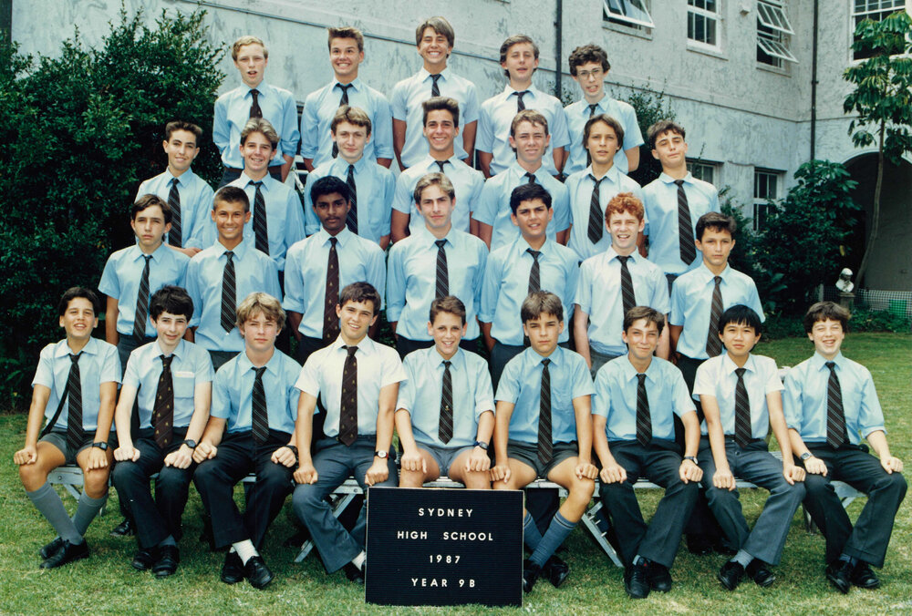 Class 9B 1987