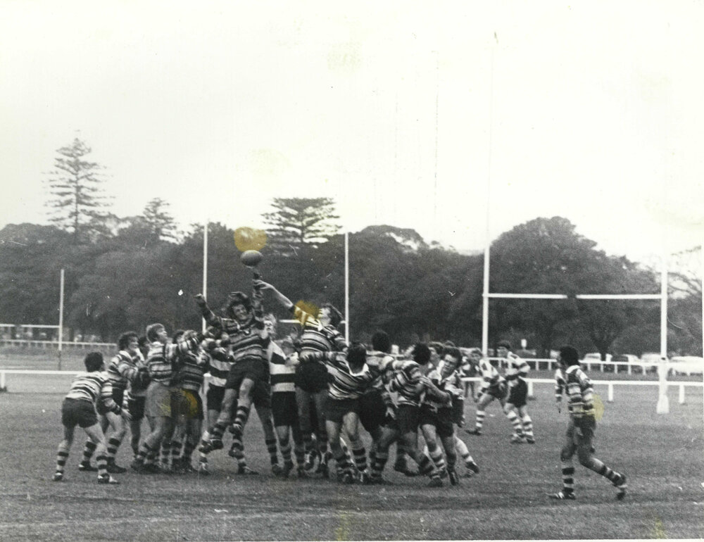 Rugby Match, 1st XV vs St Ignatius College, 12 June 1971