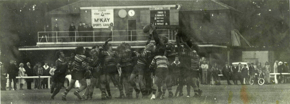 Rugby Match, 1st XV vs St Joseph's College, 26 June 1971