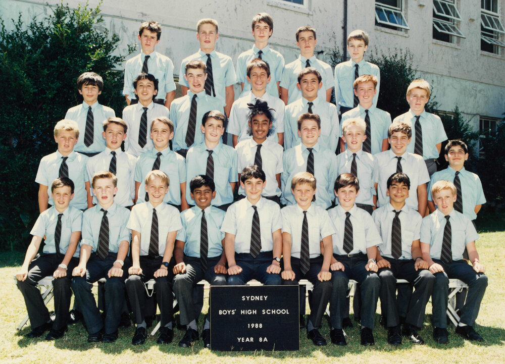 Class 8A 1988