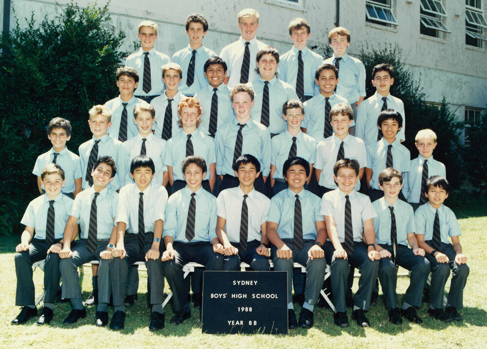 Class 8B 1988