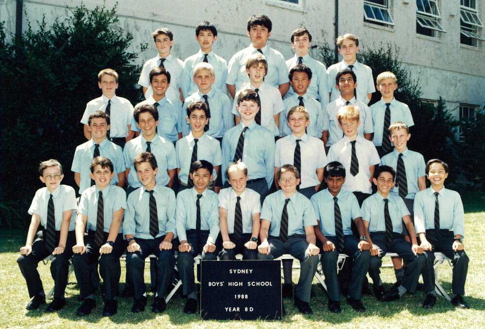 Class 8D 1988