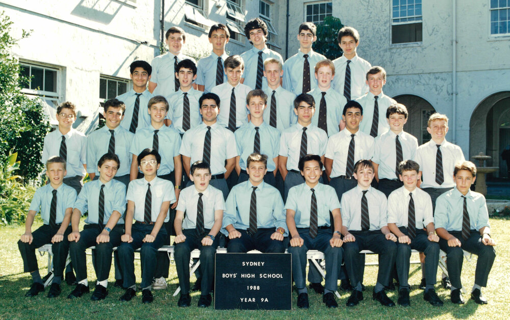 Class 9A 1988