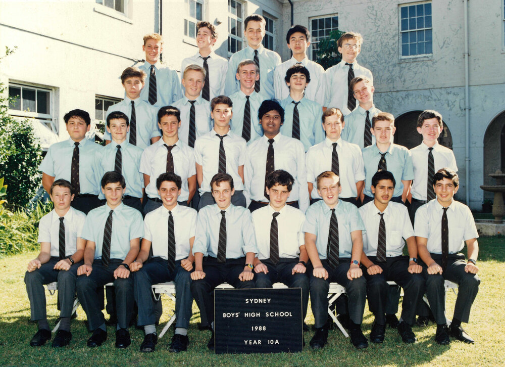 Class 10A 1988