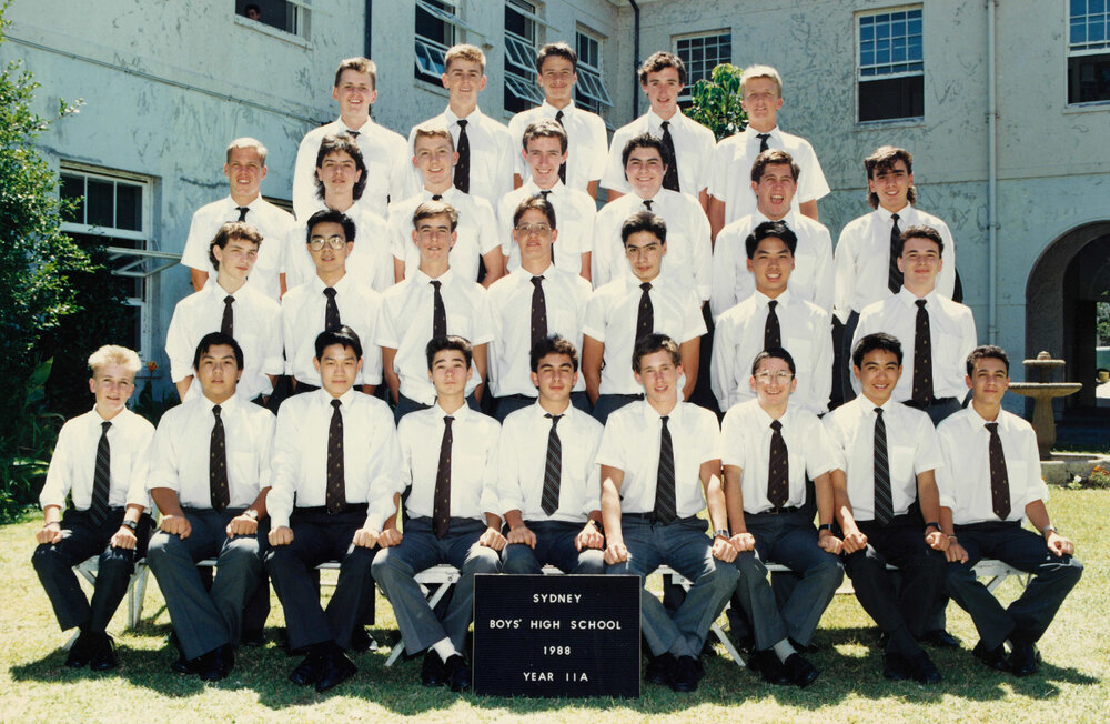 Class 11A 1988