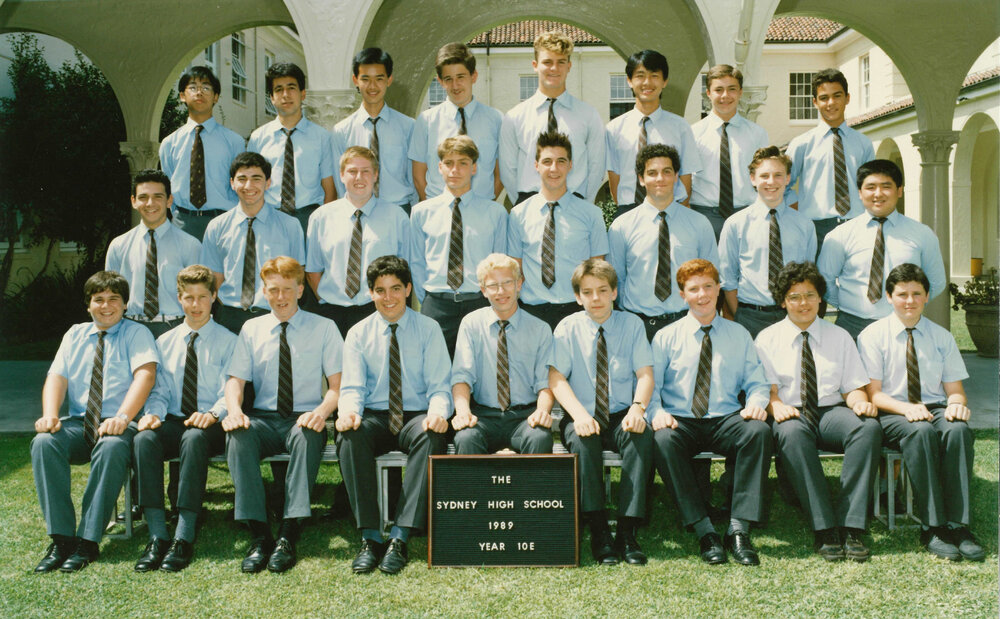 Class 10E 1989