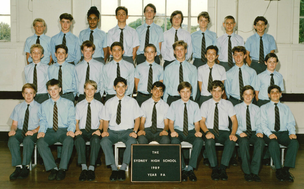 Class 9A 1989
