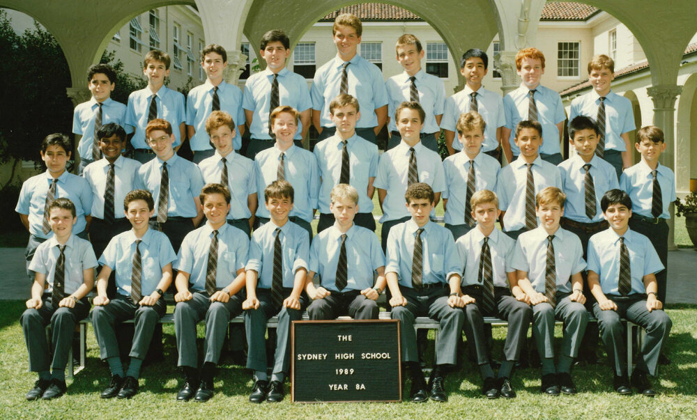 Class 8A 1989