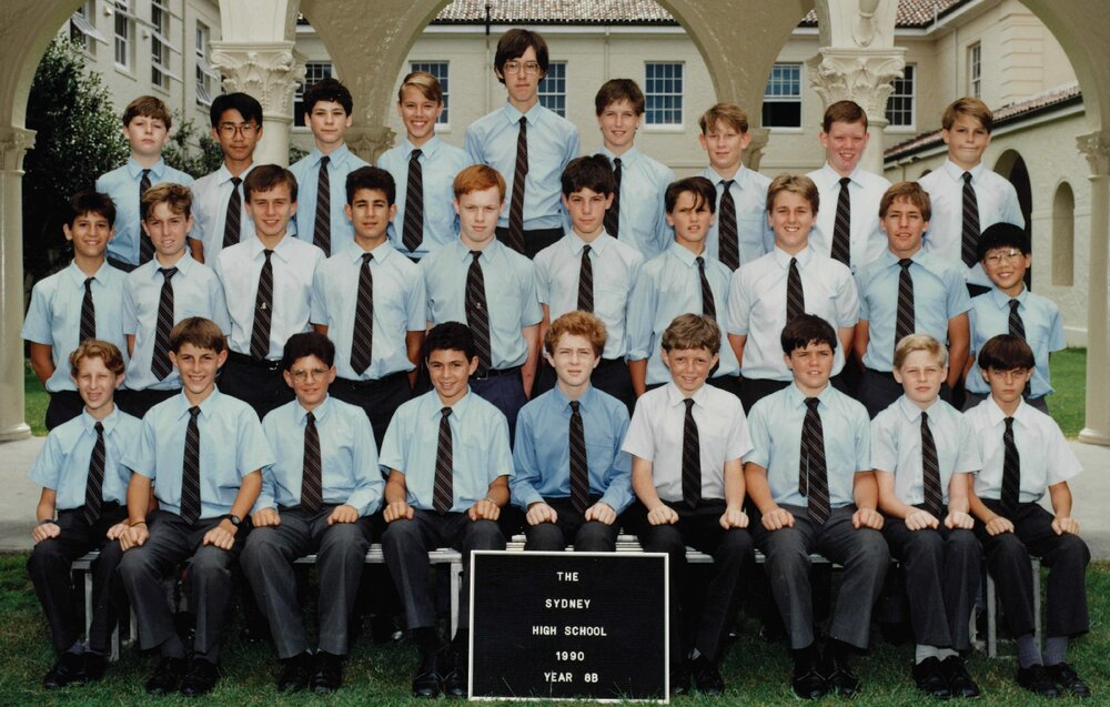 Class 8B 1990